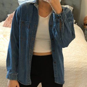 Levi's Denim Long Sleeve Top